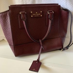 Kate Spade Burgandy Handbag